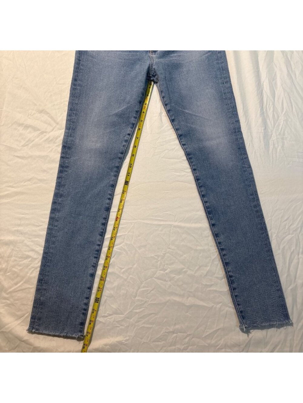 AG Adriano Goldschmied Farran Skinny Ankle Jeans Women’s Size 29R Light Wash - Picture 10 of 11